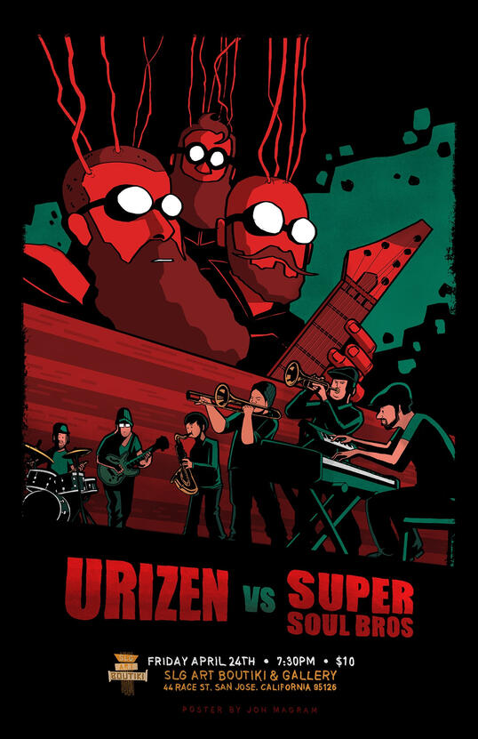 Super Soul Bros - SSB VS Urizen Poster Super Soul Bros - SSB VS Urizen Poster