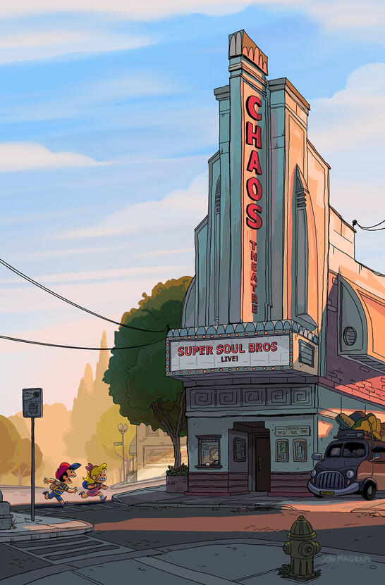 Super Soul Bros - Chaos Theatre Poster Super Soul Bros - Chaos Theatre Poster