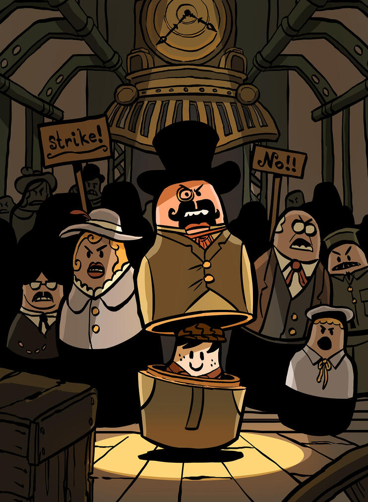 Double Fine - Stacked! Art Card Double Fine - Stacked! Art Card
