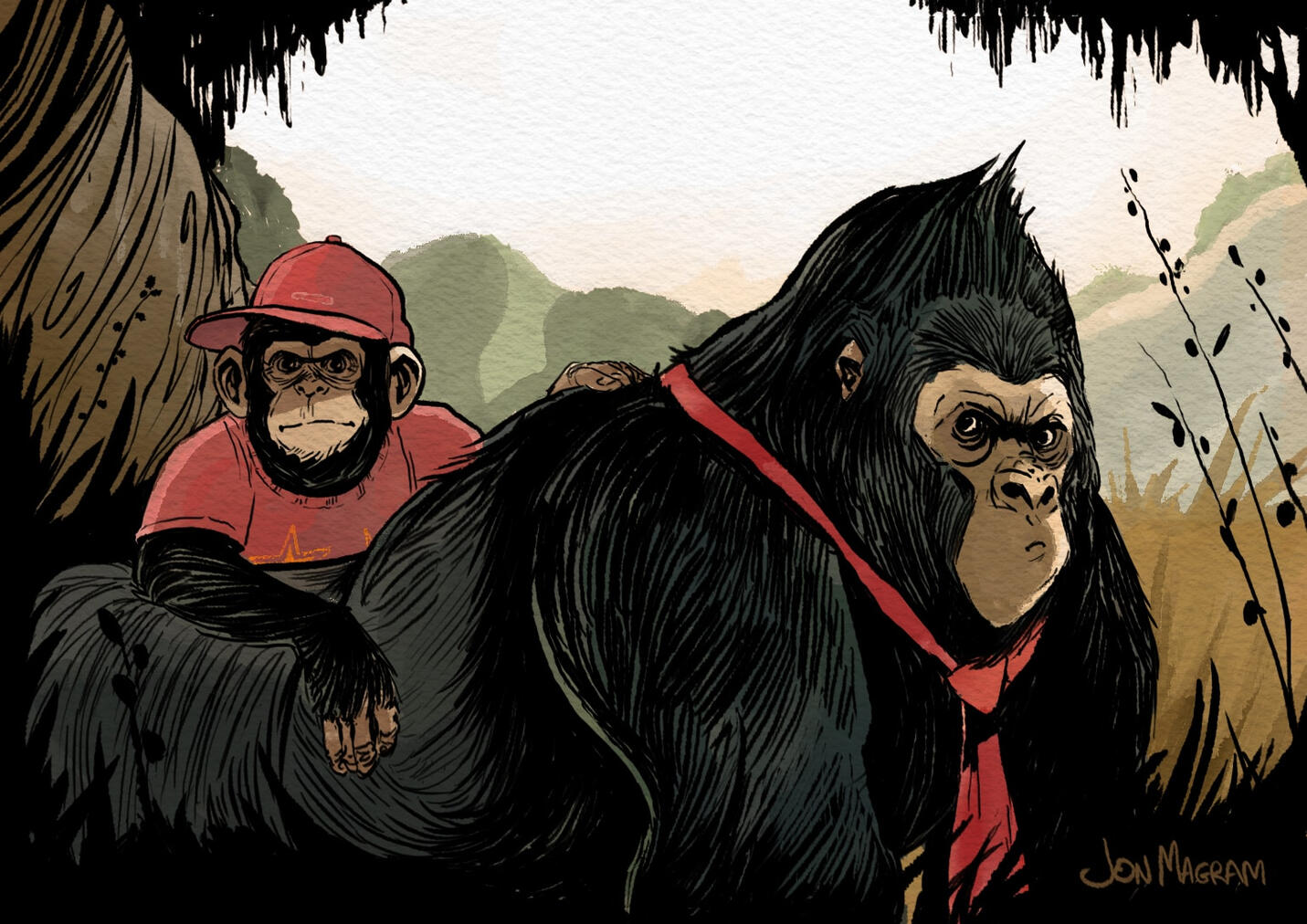 Fangamer - &quot;Gorilla&quot; Art Card